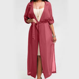 Chiffon Long Kimono Cardigan Women's Shirt Blouse